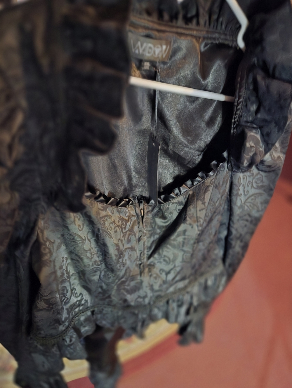Black Brocade Women's Jacket